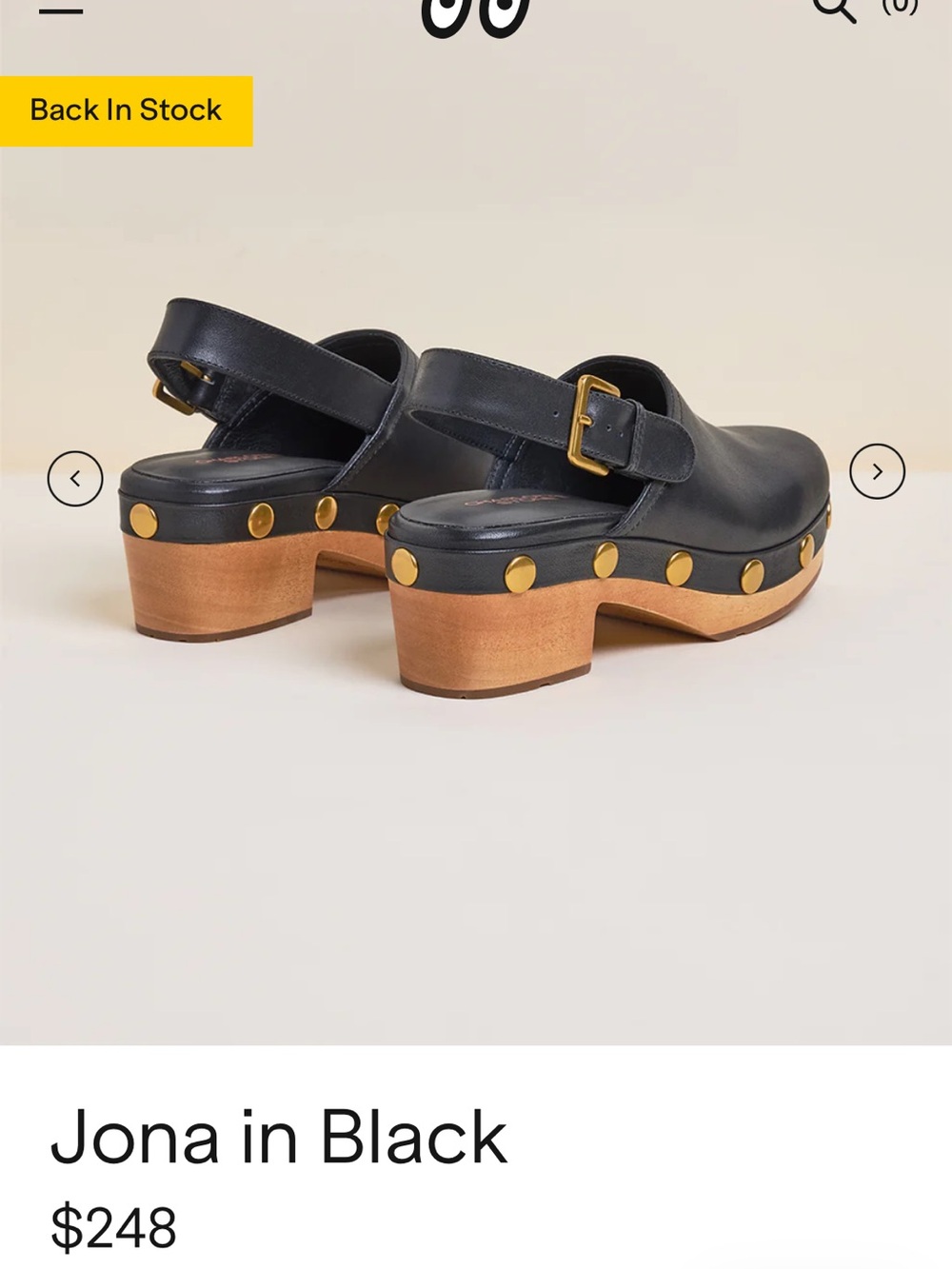 CHARLOTTE STONE Sz11 Jona Studded Clog - Picture 3 of 8